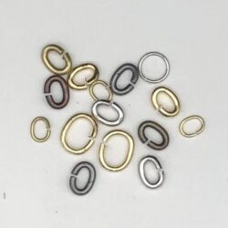 BRASS OVAL JUMP RINGS