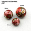 TB-01/RED ROSE/WINE #007 - Image 3
