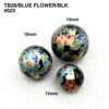 TB28/BLUE FLOWER/BLK #025 - Image 3