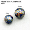 TB28/S BLUE FLOWER/BLUE #028 - Image 3