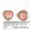 TB08/PINK ROSE/FLOST PINK #309 HEART SHAPE - Image 2